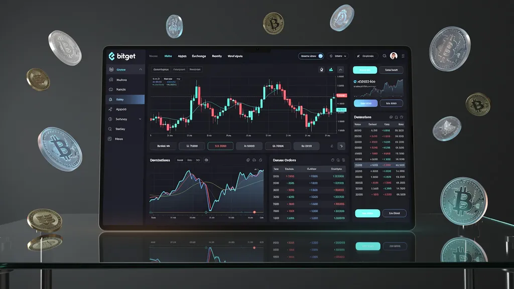Bitget Review Trading Platform Overview Bitget cryptocurrency exchange trading platform review showing futures trading dashboard and market analysis tools.