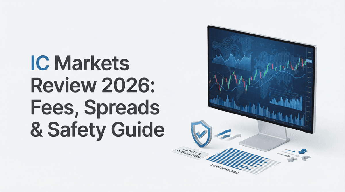 IC Markets review 2026 showing fees, spreads and broker safety overview