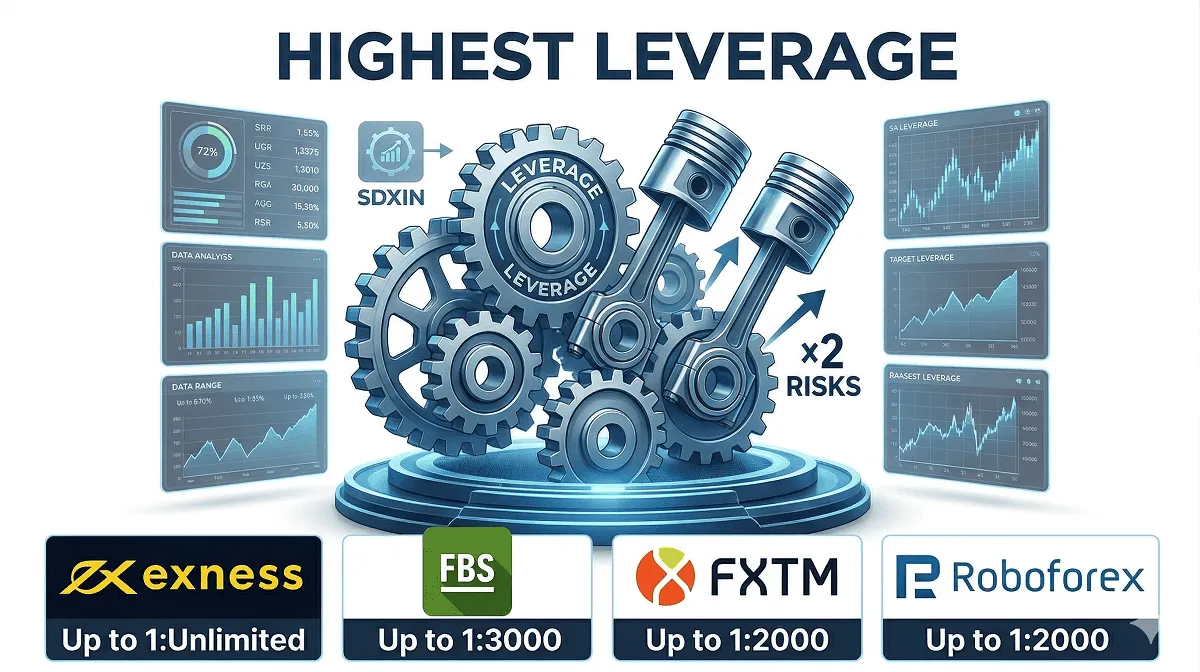 4 Melhores Corretores de Forex com Alta Alavancagem para um Trading Máximo